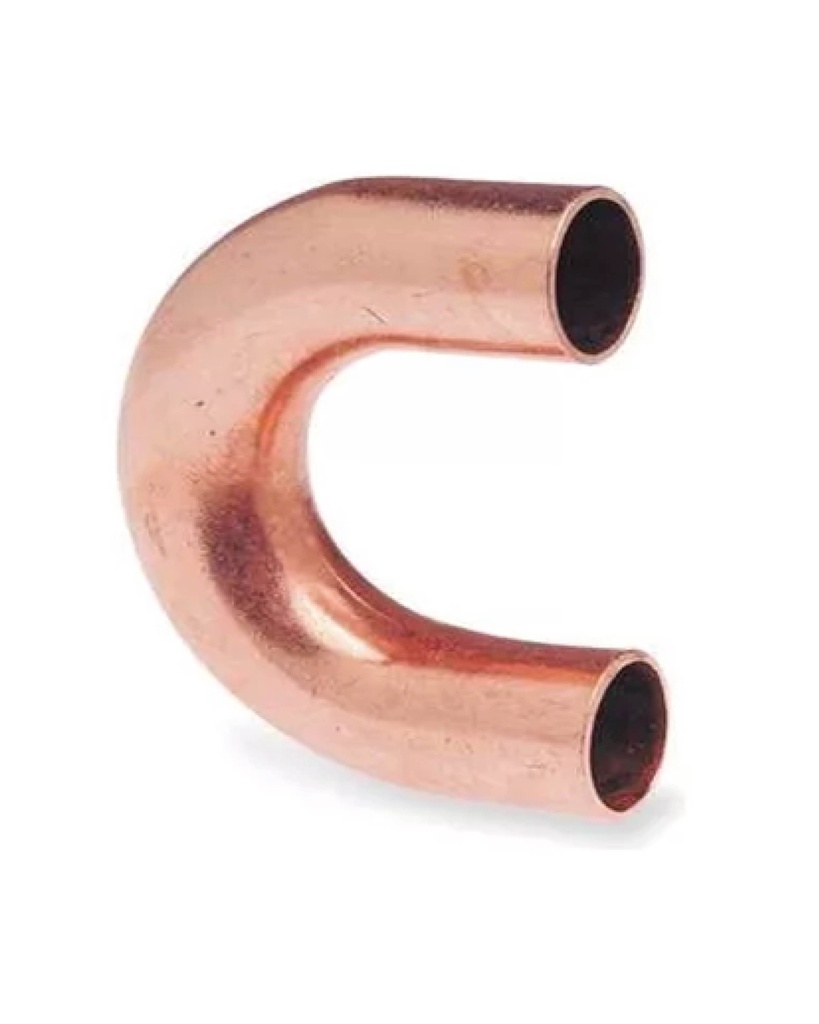 [UN2012] UNION CURVA RETORNO DE COBRE 1/2"