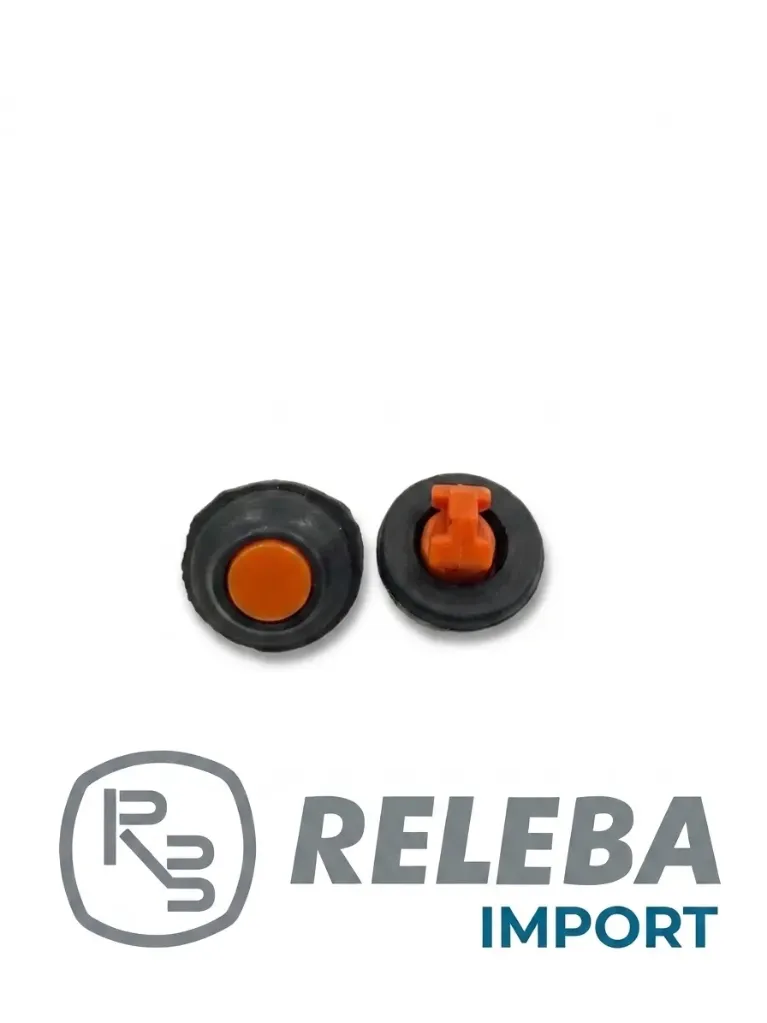 BOTON EKCO PUNTO ROJO GOMA