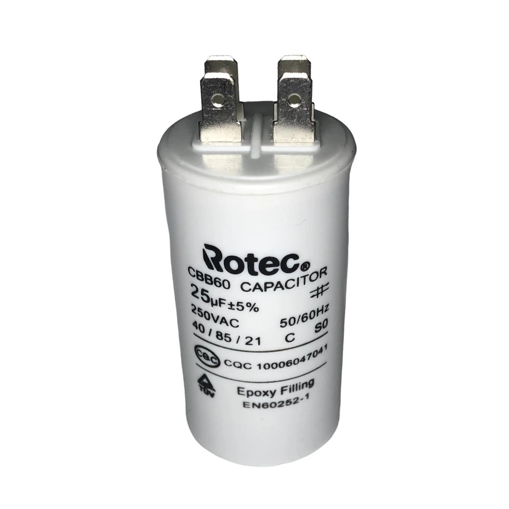 CAPACITOR MARCHA BOMBA AGUA 25UF / 250V