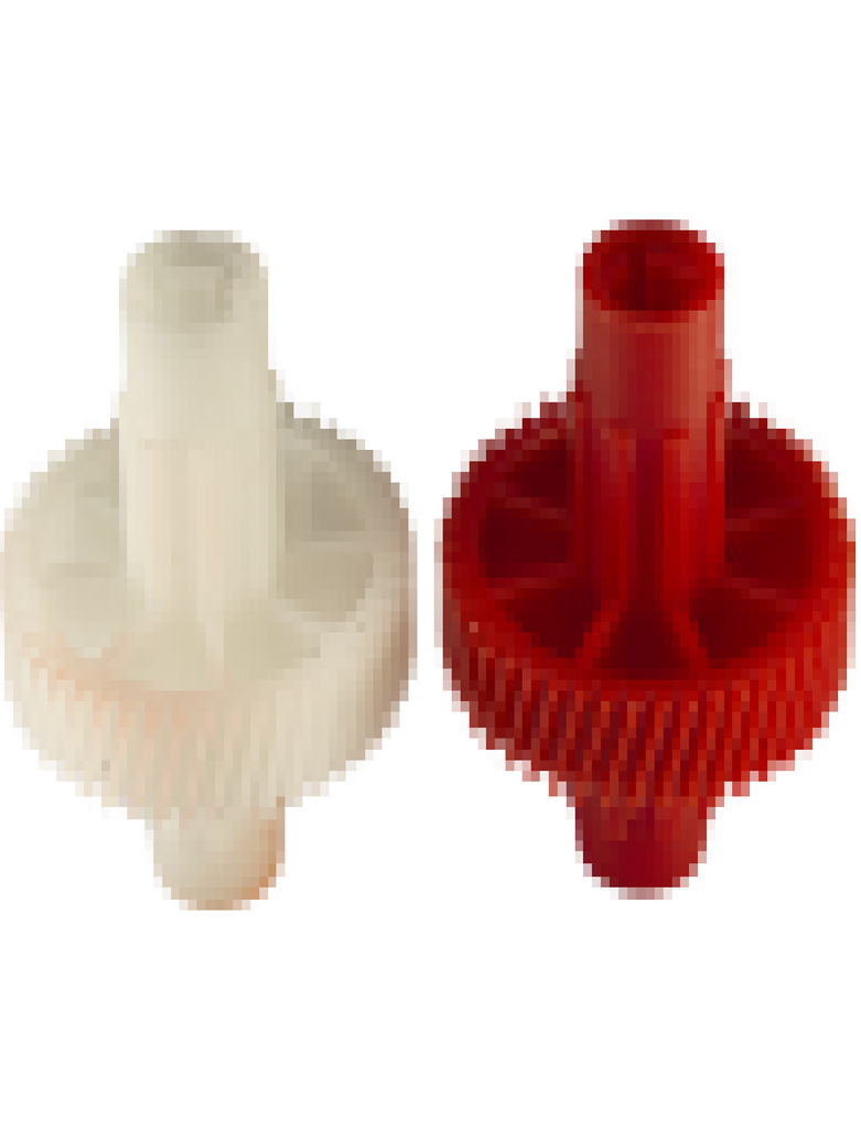 PIÑON BATIDORA OSTER BLANCO -ROJO PAR